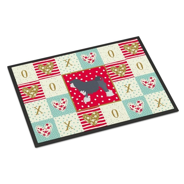 Carolines Treasures 18 x 27 in. Lowchen Little Lion Dog No.1 Love Indoor or Outdoor Mat CK5858MAT - main